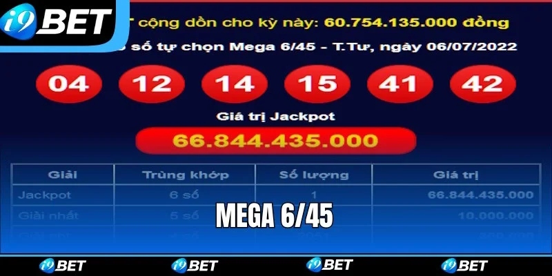 Sản phẩm Mega 6/45 độc đáo trên thị trường